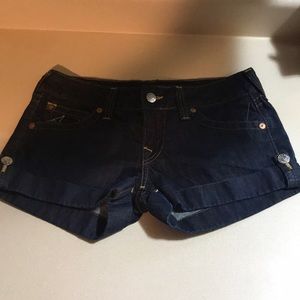 True Religion sz 30 jean shorts. 5 pocket style